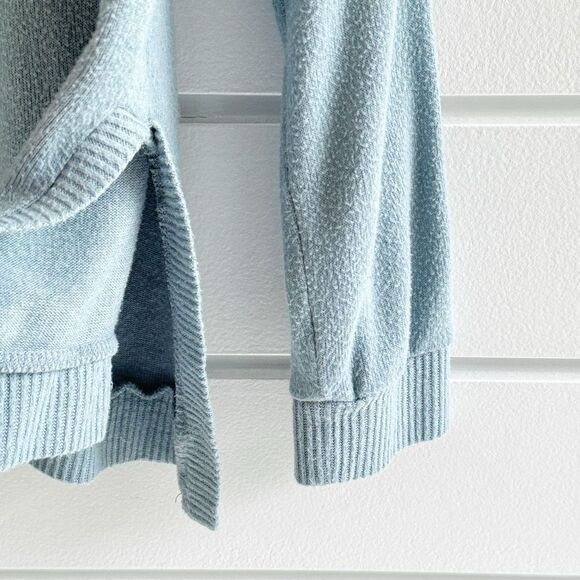 Hippie Rose Juniors Striped-Sleeve High Low Sweater Top Size Large - Picture 5 of 8